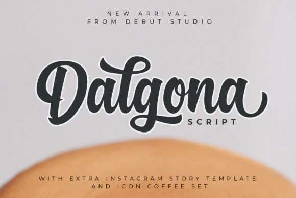 Dalgona Font by Debut Studio — Script Handwritten Font