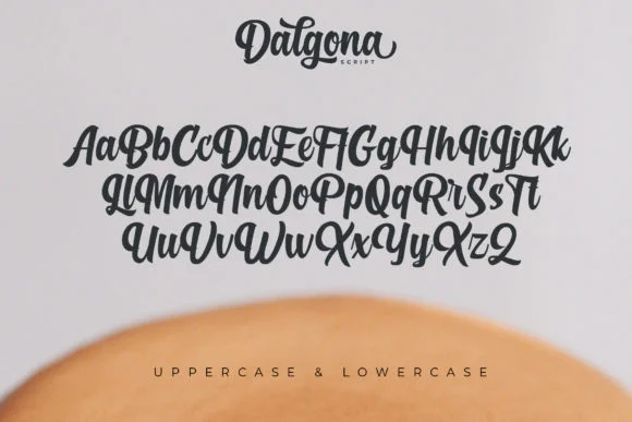 Dalgona Font by Debut Studio — Script Handwritten Font — thumbnail 2