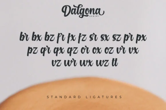 Dalgona Font by Debut Studio — Script Handwritten Font — thumbnail 4