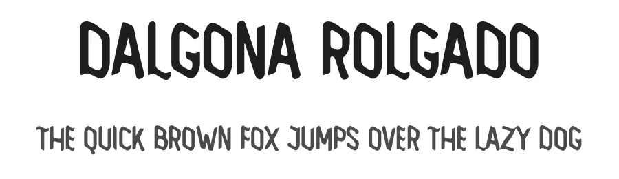 Dalgona Rolgado by Vultype — Decorative Font