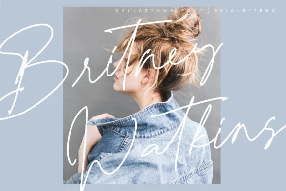 Dallastown Font by etigletters — Script Handwritten Font — thumbnail 4