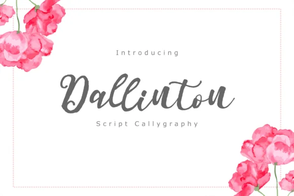 Dallinton Font by Infontree — Script Handwritten Font