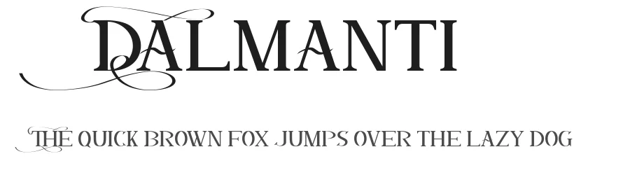 Dalmanti by Analogous Studio — Sans Serif Font
