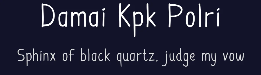 Damai Kpk Polri by Adien Gunarta — Script Handwritten Font — thumbnail 2