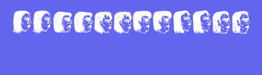 Damen 2 by Vladimir Nikolic — Dingbats Font — thumbnail 3