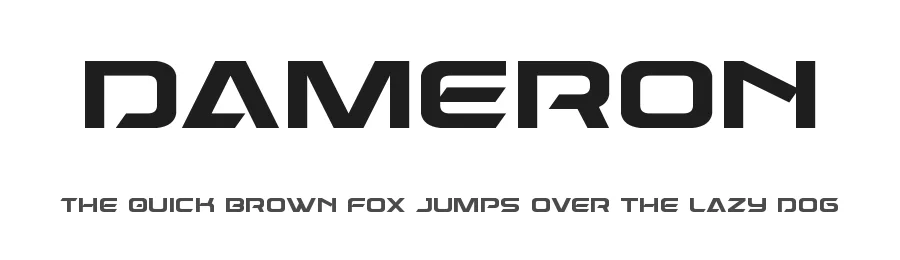 Dameron by Iconian Fonts — Display Font