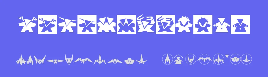 Damgram Next by Ekkehard Beck — Dingbats Font — thumbnail 3