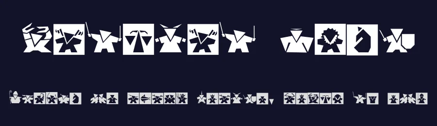 Damgram Next by Ekkehard Beck — Dingbats Font — thumbnail 2
