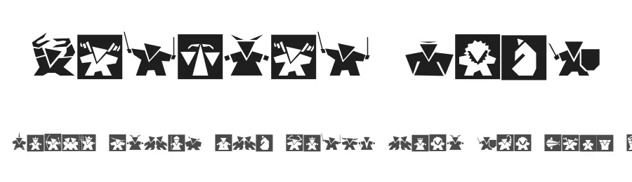 Damgram Next by Ekkehard Beck — Dingbats Font