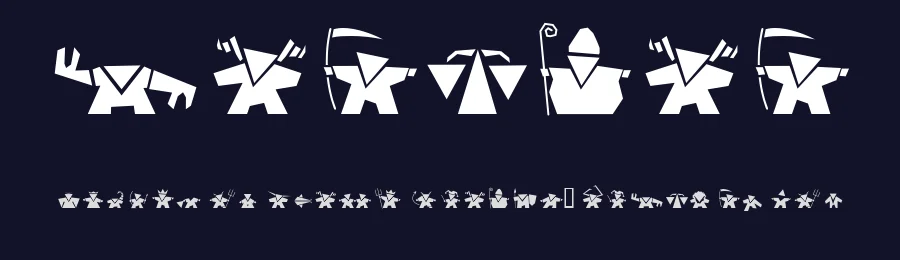 Damgram by Ekkehard Beck — Dingbats Font — thumbnail 2