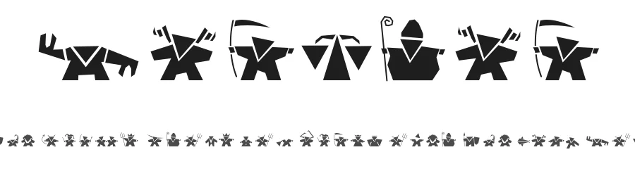 Damgram by Ekkehard Beck โ Dingbats Font