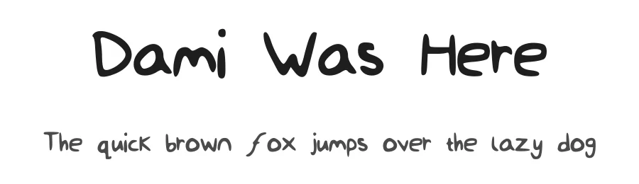 Dami Was Here