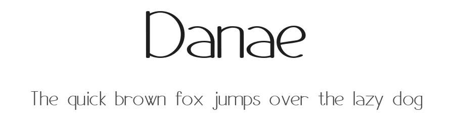 Danae by Marco BallarΓ¨ β Sans Serif Font
