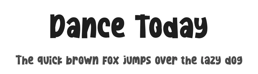 Dance Today by Bluestype Studio — Decorative Font