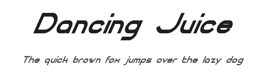 Dancing Juice by dondon nillo β Sans Serif Font