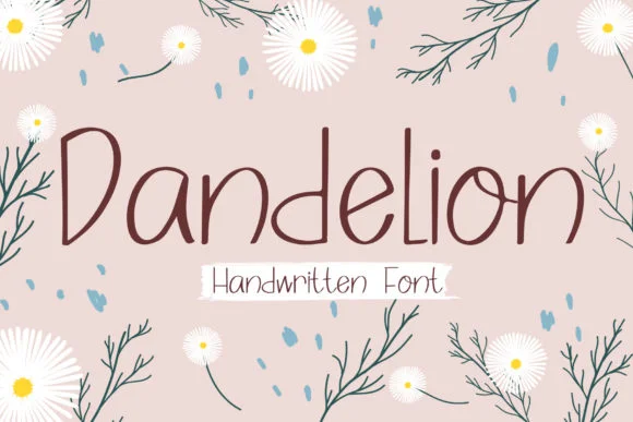 Dandelion Font by boogaletter by boogaletter — Script Handwritten Font