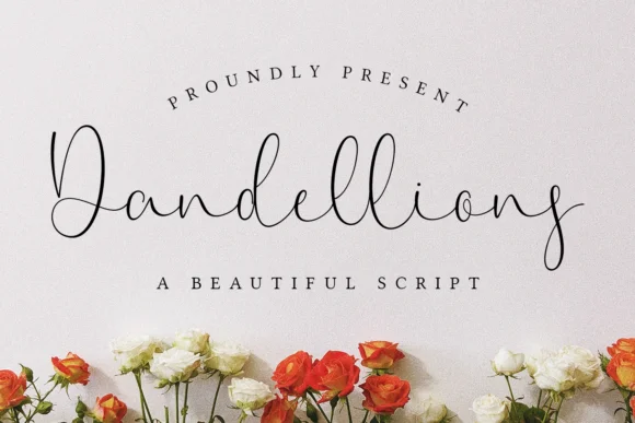 Dandellions Font by Guritatype — Script Handwritten Font