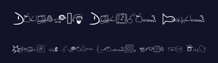 Daniel's Dingbat Font by Daniel Picard — Dingbats Font — thumbnail 2