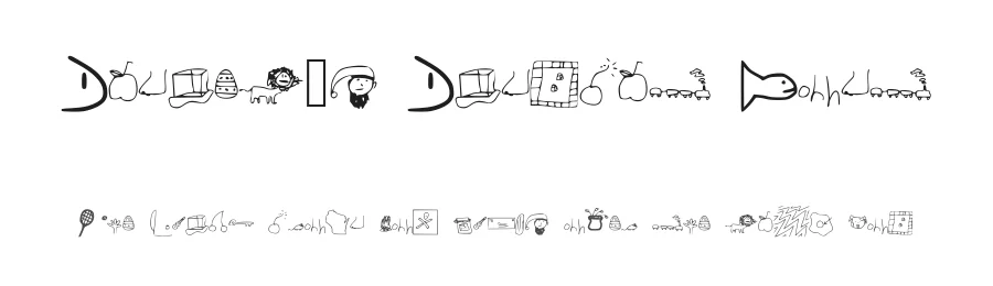 Daniel's Dingbat Font by Daniel Picard — Dingbats Font