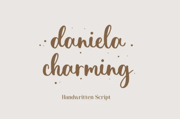 Daniela Charming Font by Sronstudio — Script Handwritten Font