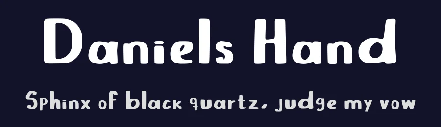 Daniels Hand by MasterFercho — Script Handwritten Font — thumbnail 2