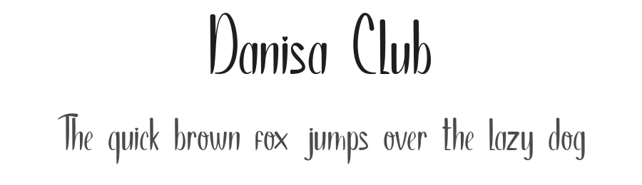 Danisa Club by Graphicxell — Script Handwritten Font