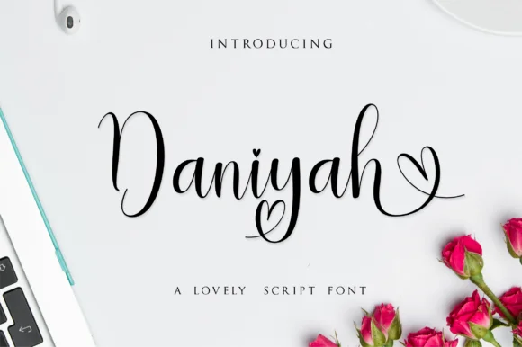Daniyah Font by fanastudio — Script Handwritten Font