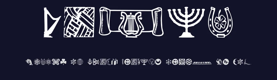 DaOth by David Rakowski — Dingbats Font — thumbnail 2