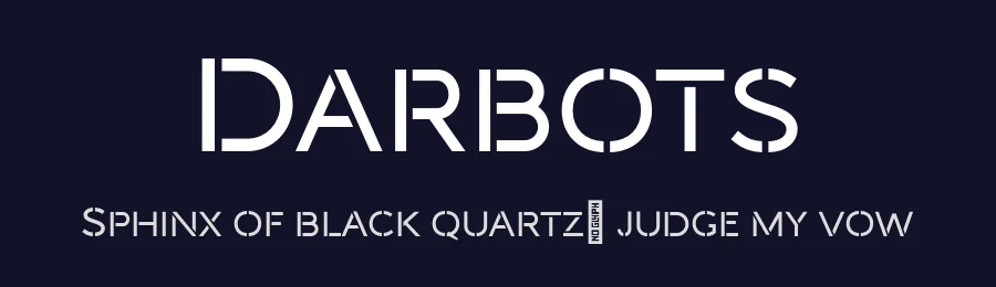Darbots by Craft Supply Co. — Decorative Font — thumbnail 2