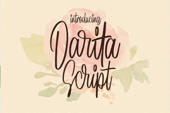 Darita Font by Colative β Script Handwritten Font