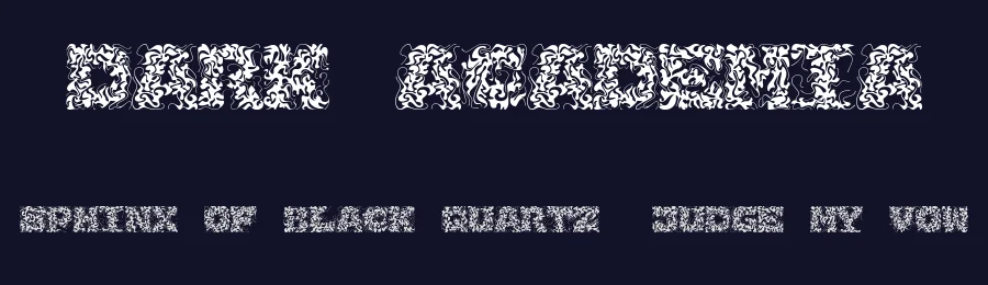 Dark Academia by Céline Hurka — Decorative Font — thumbnail 2