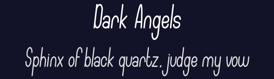 Dark Angels by Cavalera Creative — Sans Serif Font — thumbnail 2