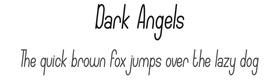 Dark Angels by Cavalera Creative — Sans Serif Font