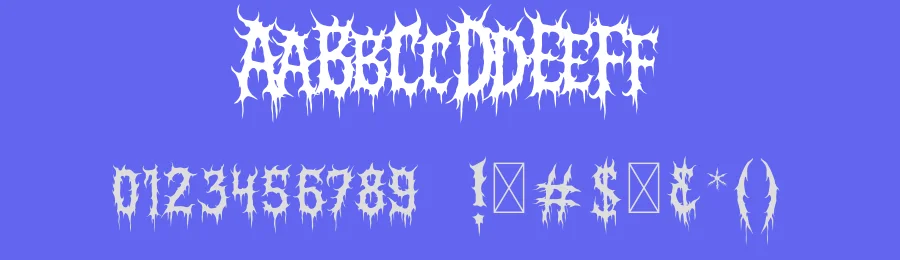 Dark Spikes by Muhammad Yafinuha — Blackletter Font — thumbnail 3