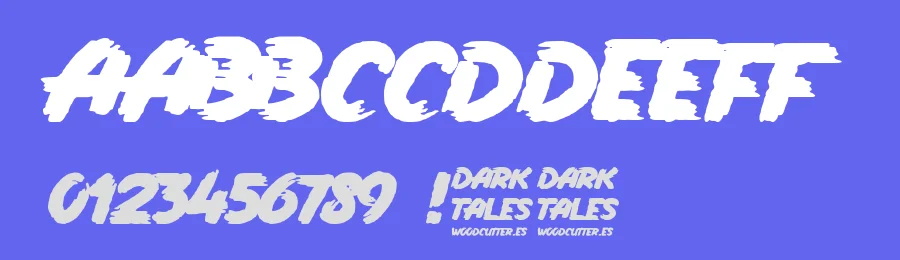 Dark Tales by Woodcutter — Decorative Font — thumbnail 3