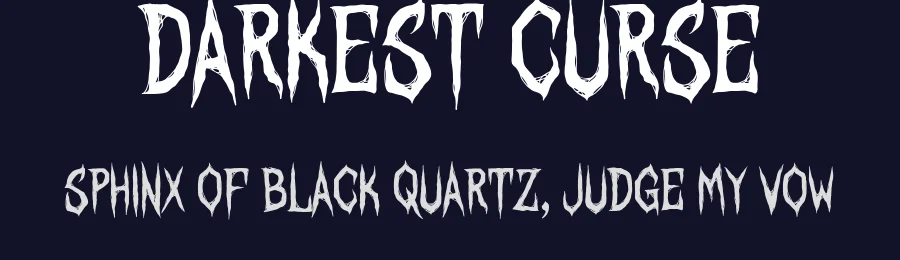 Darkest Curse by PutraCetol Studio — Decorative Font — thumbnail 2