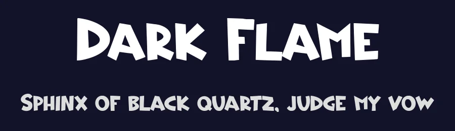 Dark Flame by Asep Rendi — Decorative Font — thumbnail 2