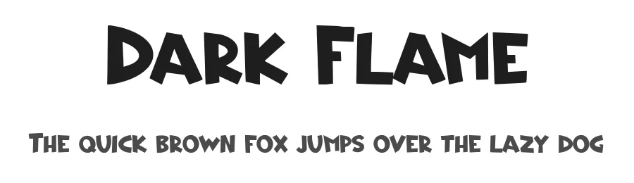 Dark Flame by Asep Rendi — Decorative Font