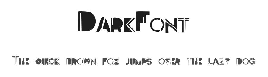 DarkFont