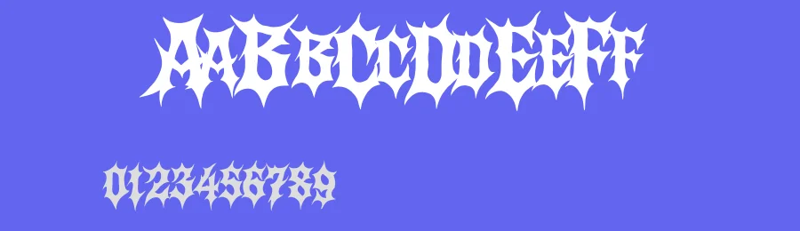 Darkness by Muhammad Yafinuha — Blackletter Font — thumbnail 3