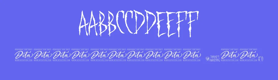 Darkness Awakening by Ditatype — Decorative Font — thumbnail 3
