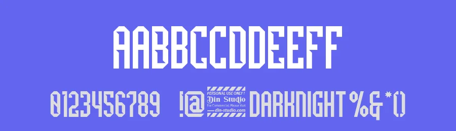 Darknight by Din Studio — Display Font — thumbnail 3