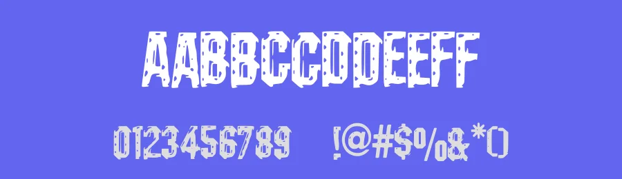 Darks CF Machine by DarkX ShadowX21 — Decorative Font — thumbnail 3