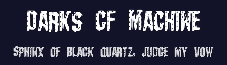 Darks CF Machine by DarkX ShadowX21 — Decorative Font — thumbnail 2
