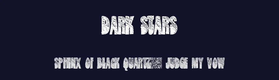 Dark Stars by Xerographer Fonts — Decorative Font — thumbnail 2