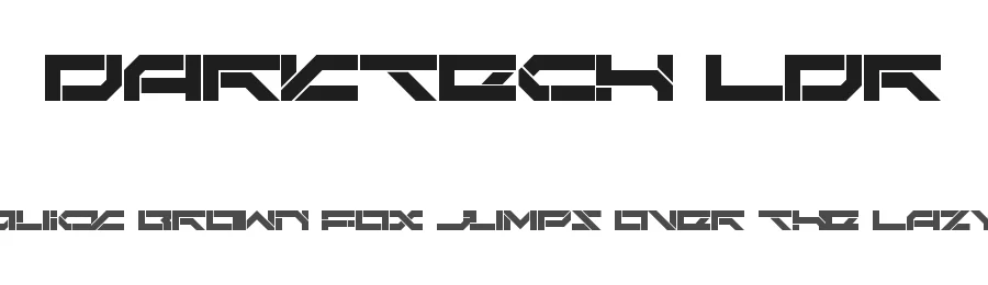 Darktech LDR by Neoqueto — Display Font