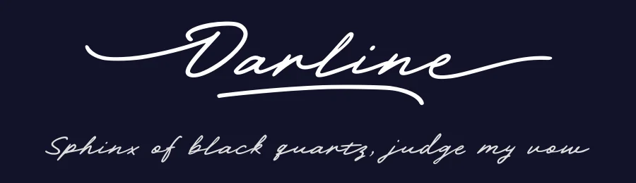 Darline by Ef Studio — Script Handwritten Font — thumbnail 2