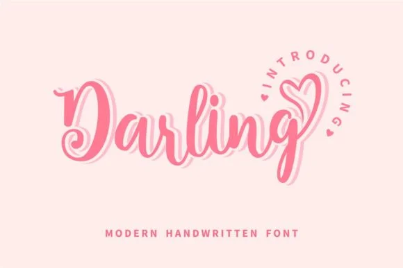 Darling Font by GFRcreative by GFRcreative — Script Handwritten Font