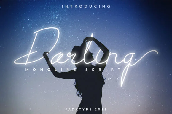 Darling Font by jadatype by jadatype β Script Handwritten Font