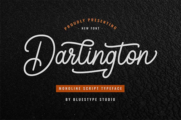 Darlington Font by Bluestype Studio — Script Handwritten Font
